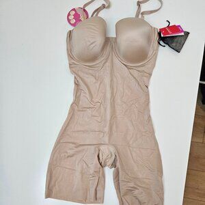 51. Spanx convertible strap mid-thigh bodysuit. NWT